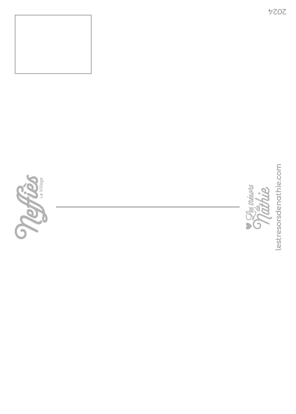 NEFFIES - Le Village - Carte Postale