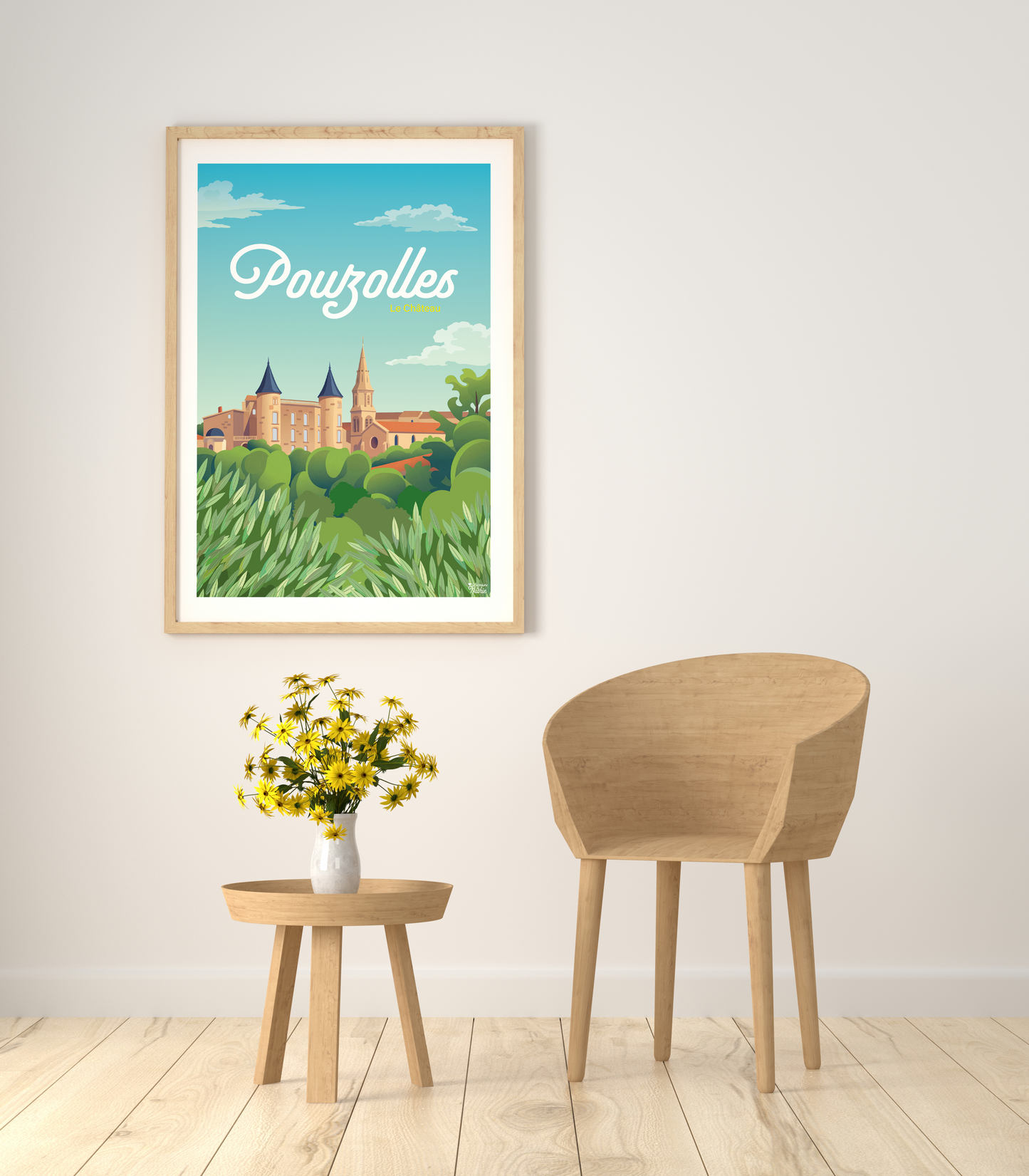 POUZOLLES - Le Château