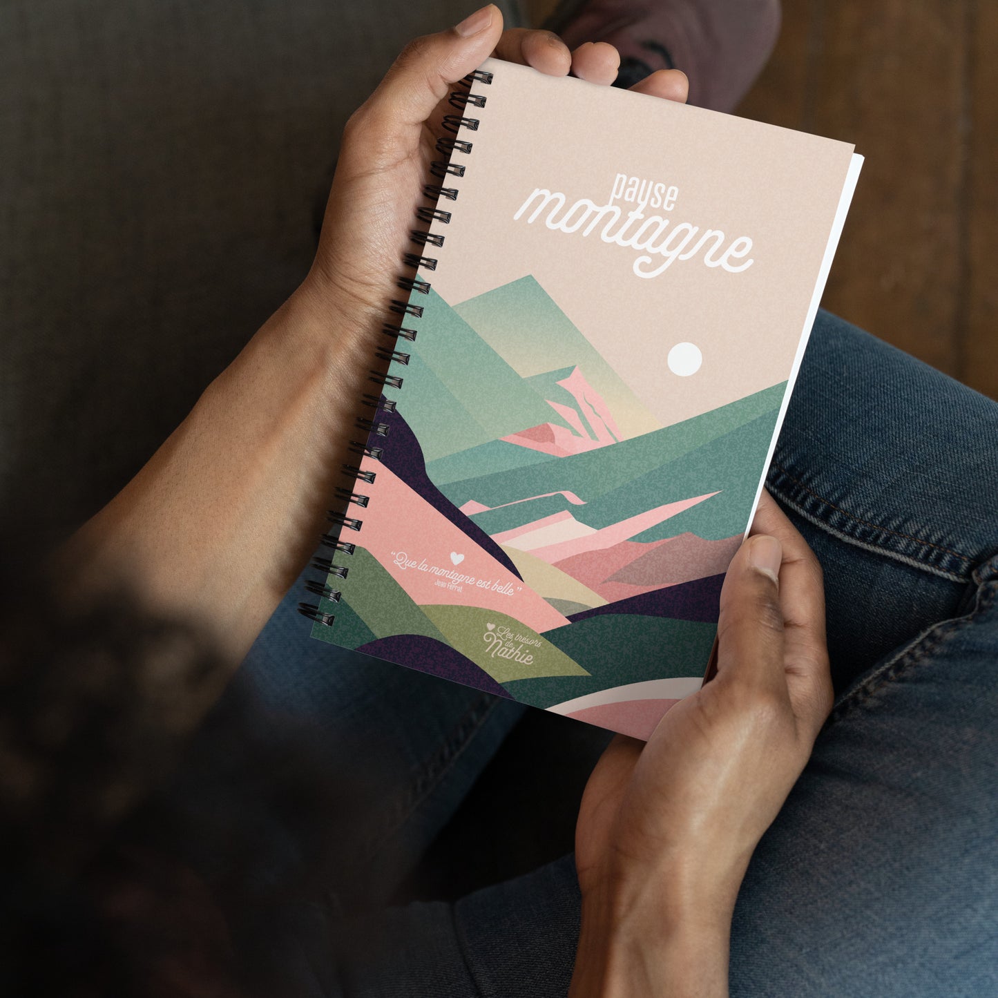 "Pause montagne" - Carnet à spirales