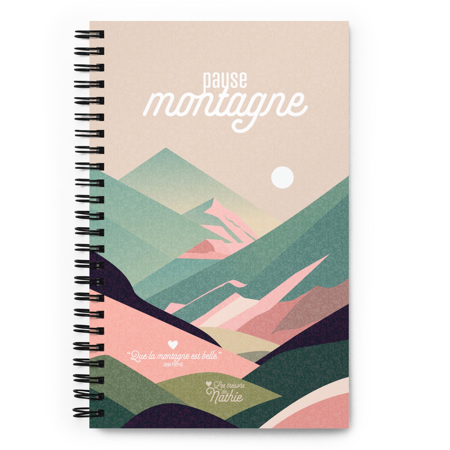 "Pause montagne" - Carnet à spirales