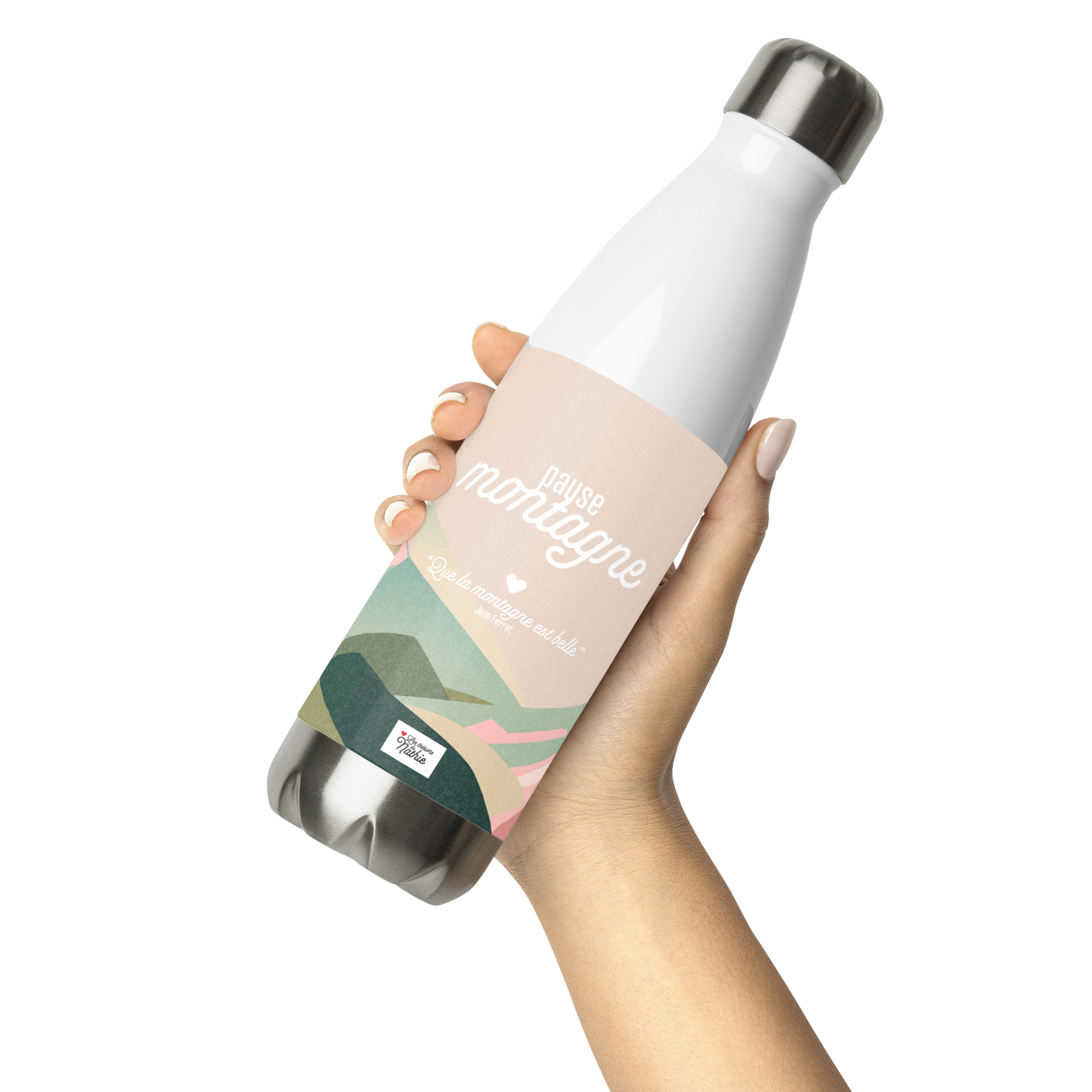 "Pause montagne" - Bouteille isotherme