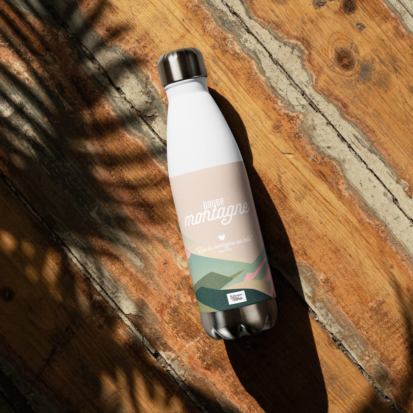 "Pause montagne" - Bouteille isotherme