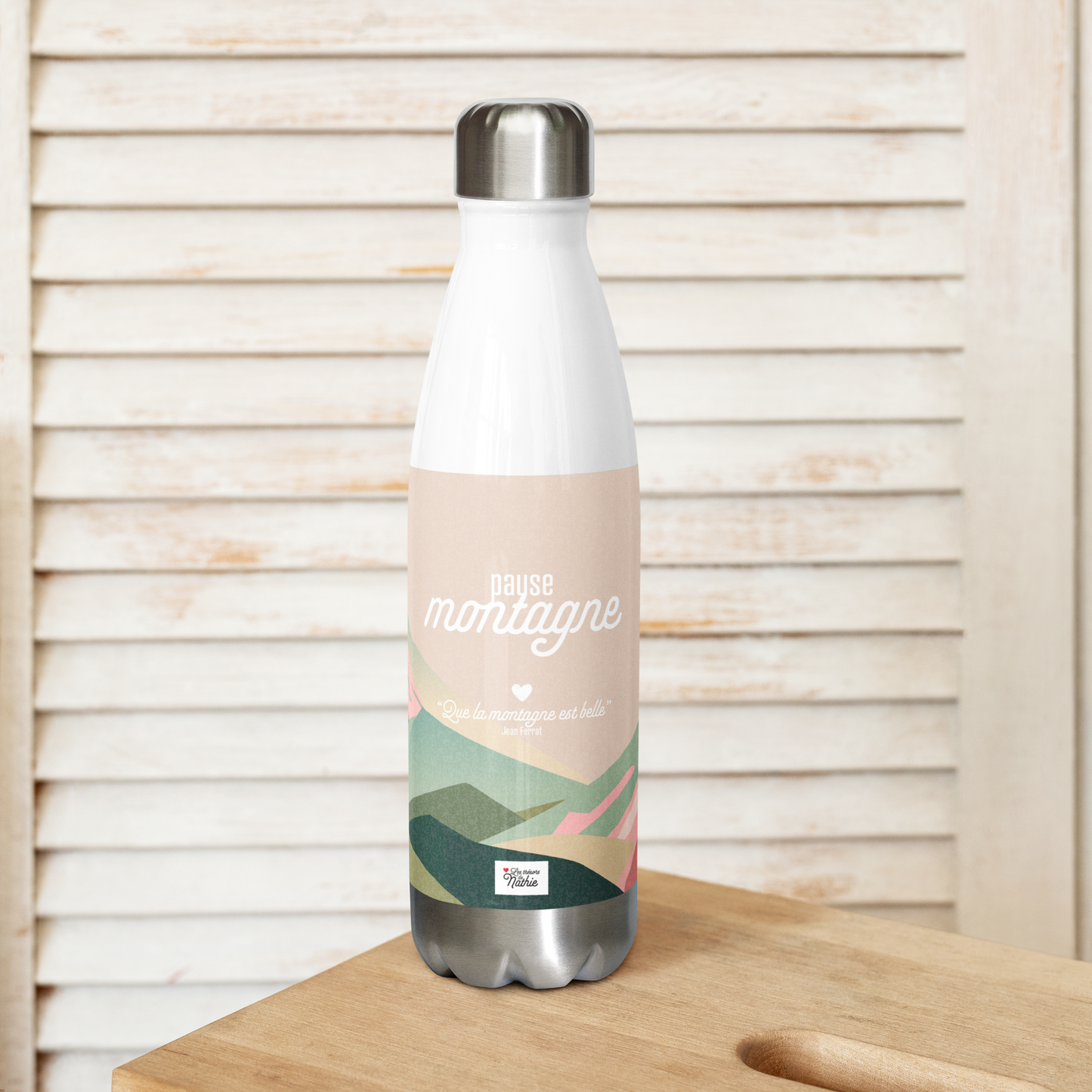 "Pause montagne" - Bouteille isotherme