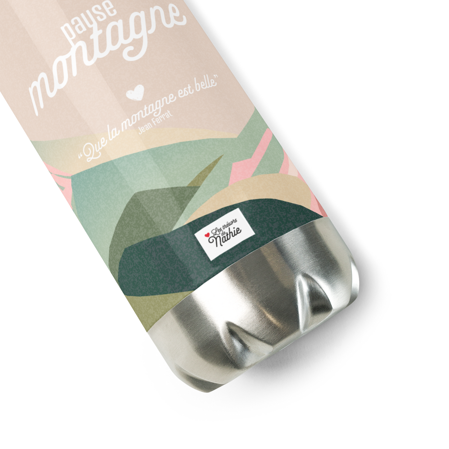 "Pause montagne" - Bouteille isotherme