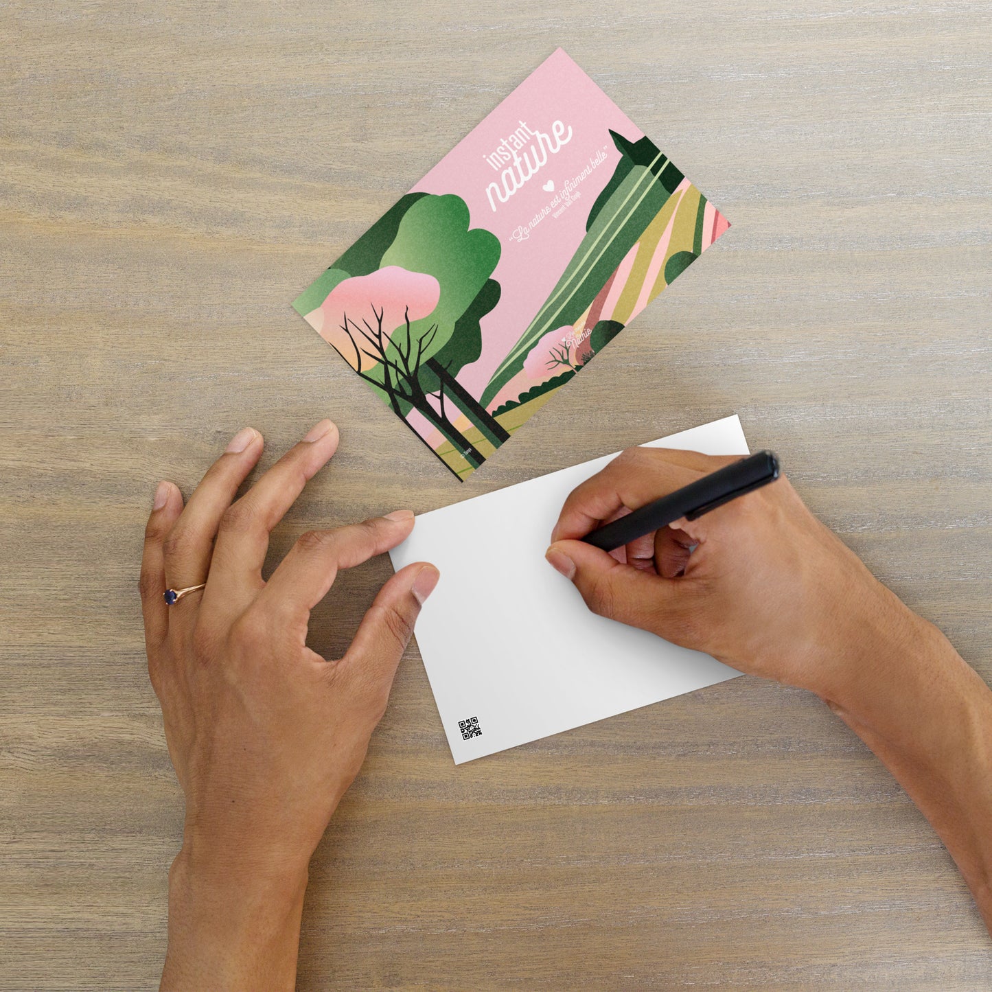 "Instant nature" - Carte (format paysage)