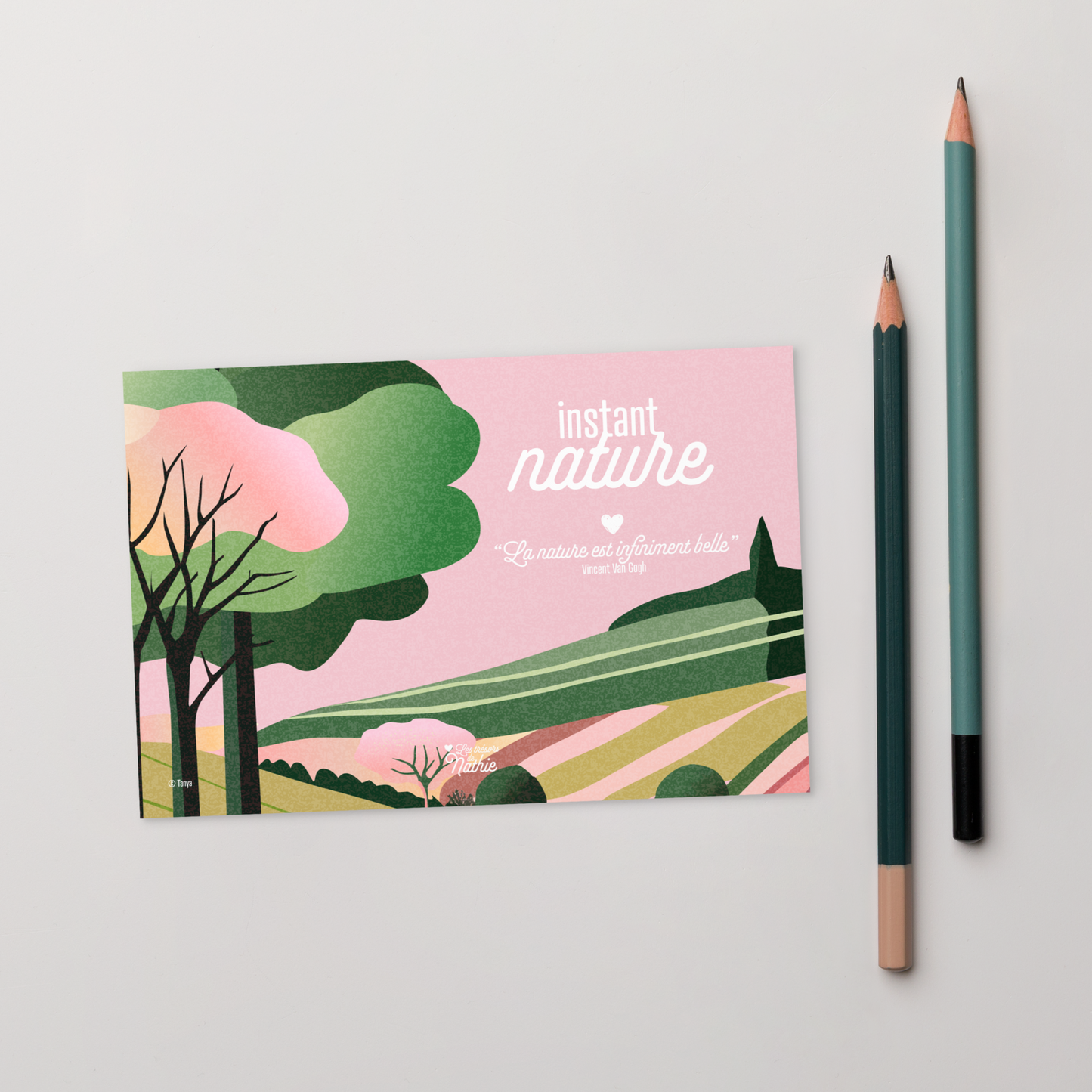 "Instant nature" - Carte (format paysage)