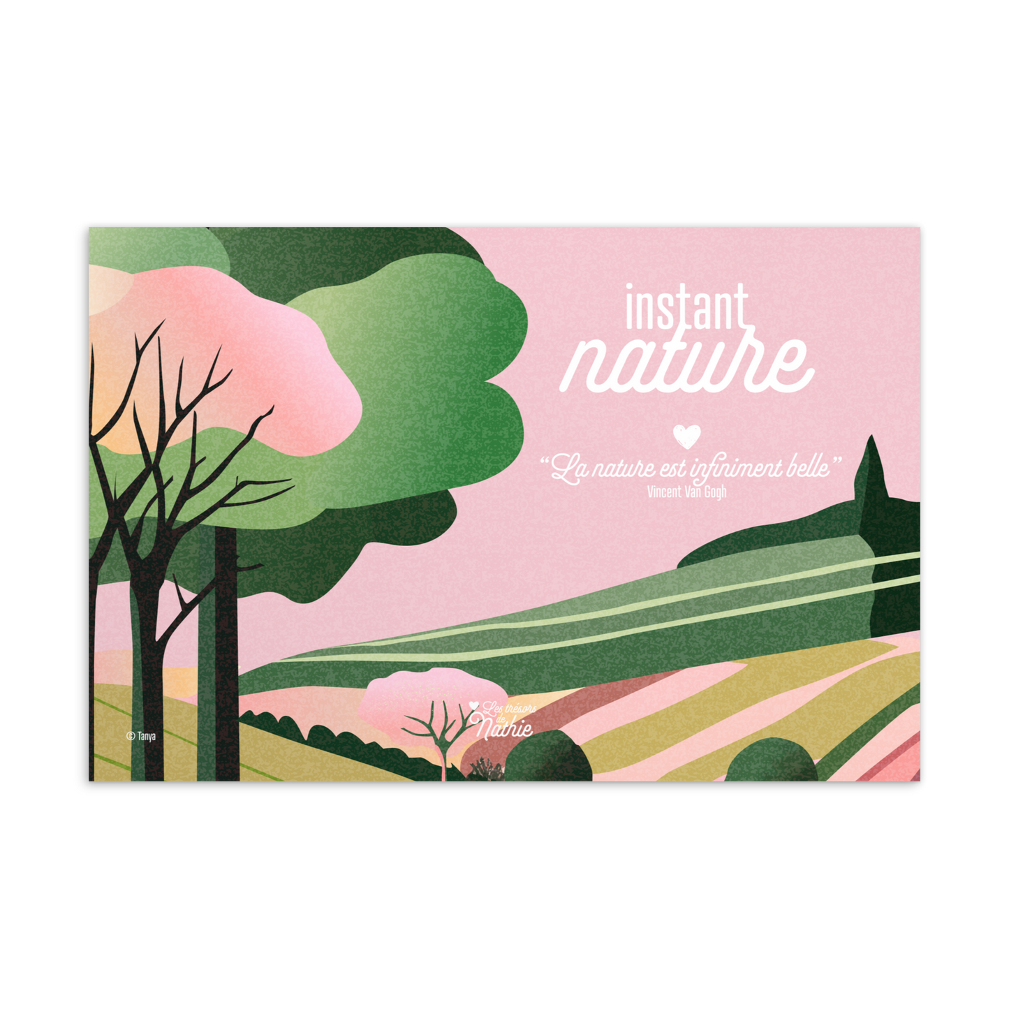 "Instant nature" - Carte (format paysage)