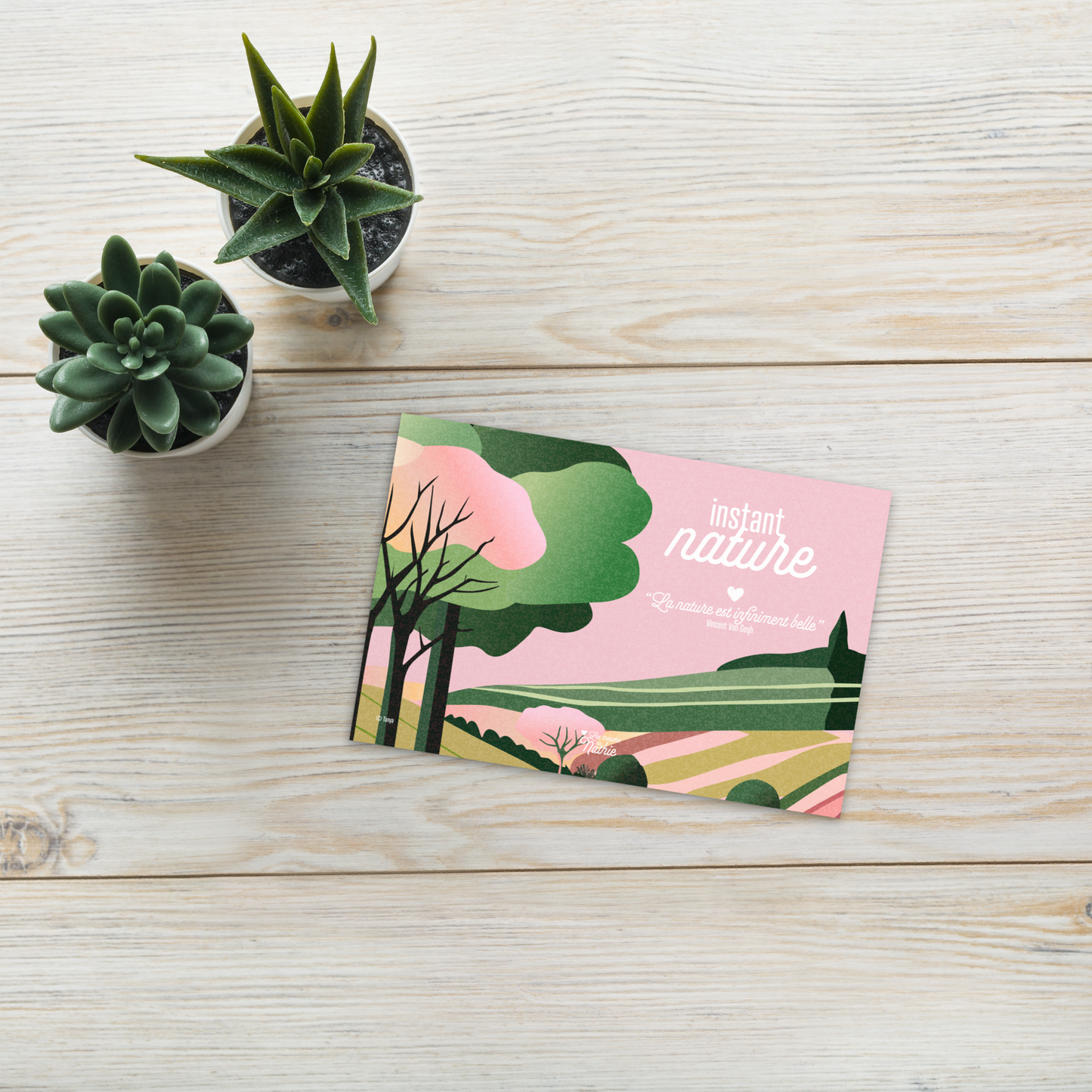 "Instant nature" - Carte (format paysage)