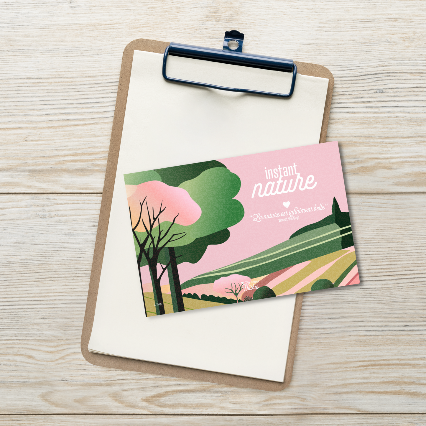 "Instant nature" - Carte (format paysage)