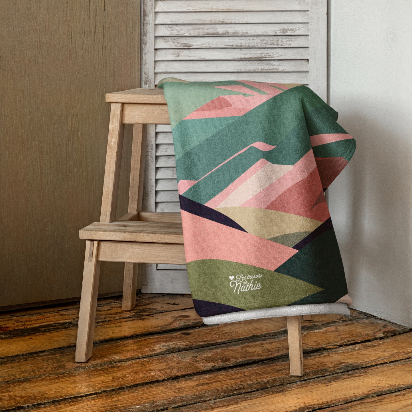 "Pause montagne" - Serviette