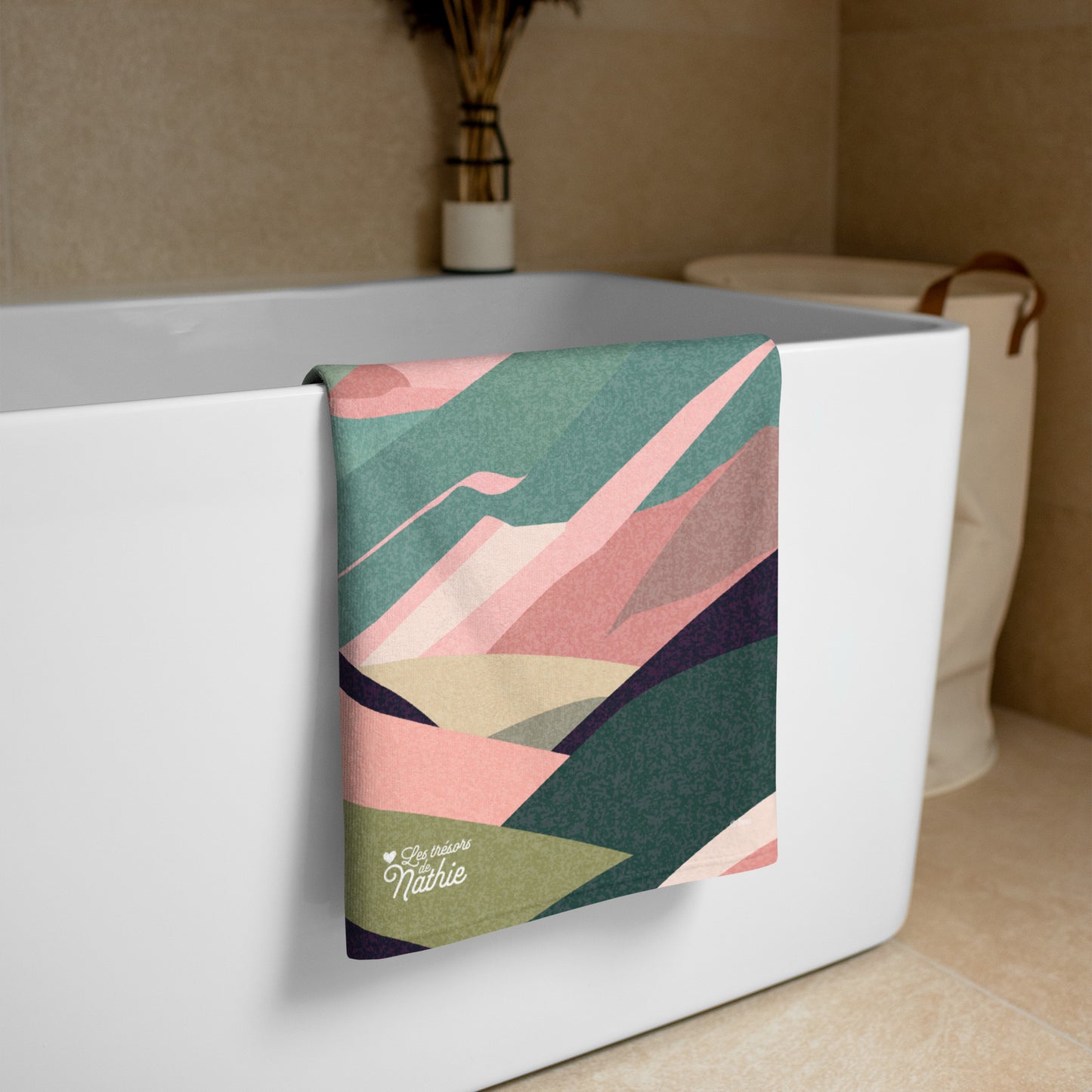 "Pause montagne" - Serviette