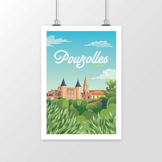 POUZOLLES - Le Château - portrait